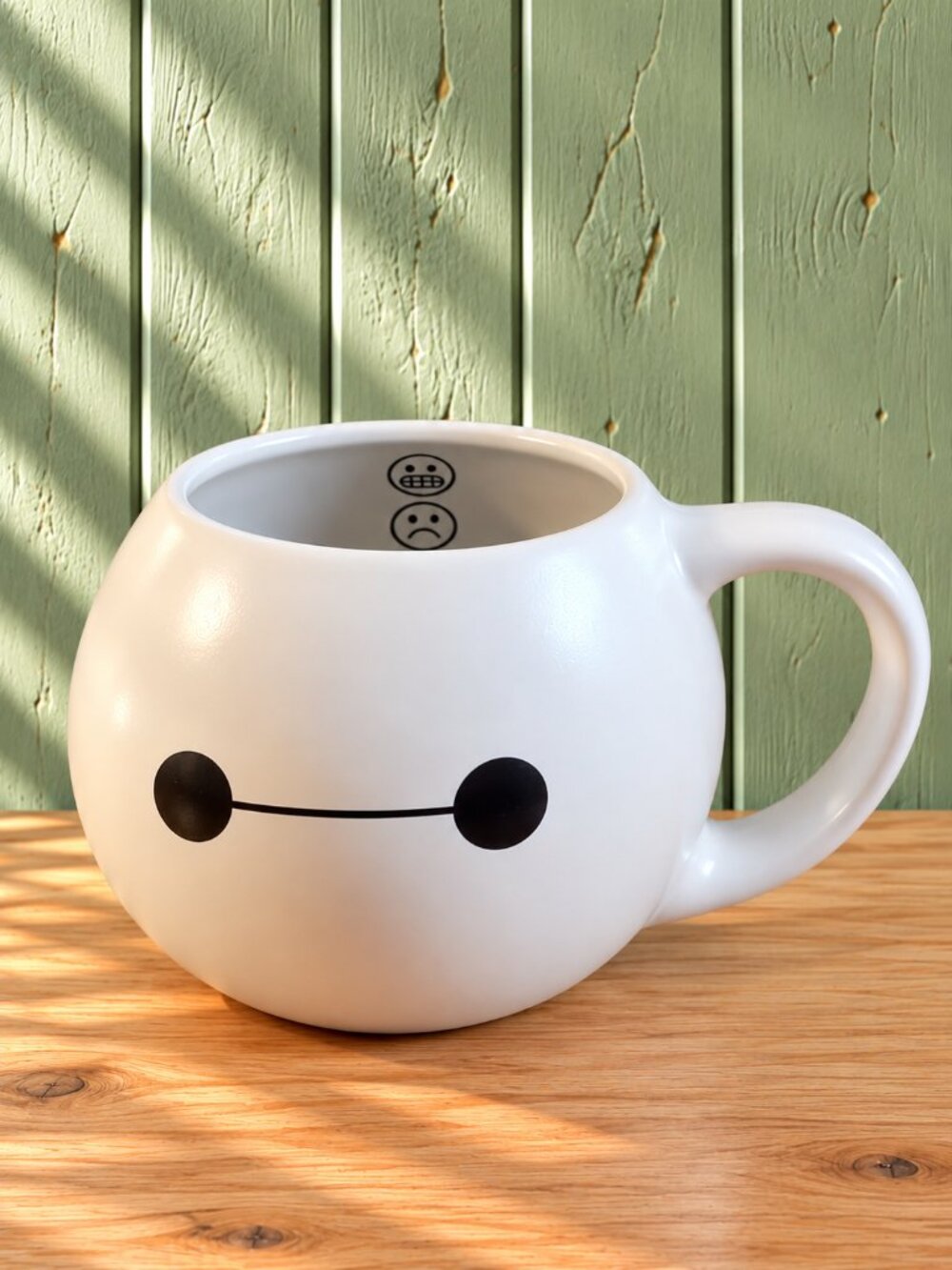 Disney Parks Big Hero 6 Baymax Mug Cup Large White Robot Minimalist Novelty